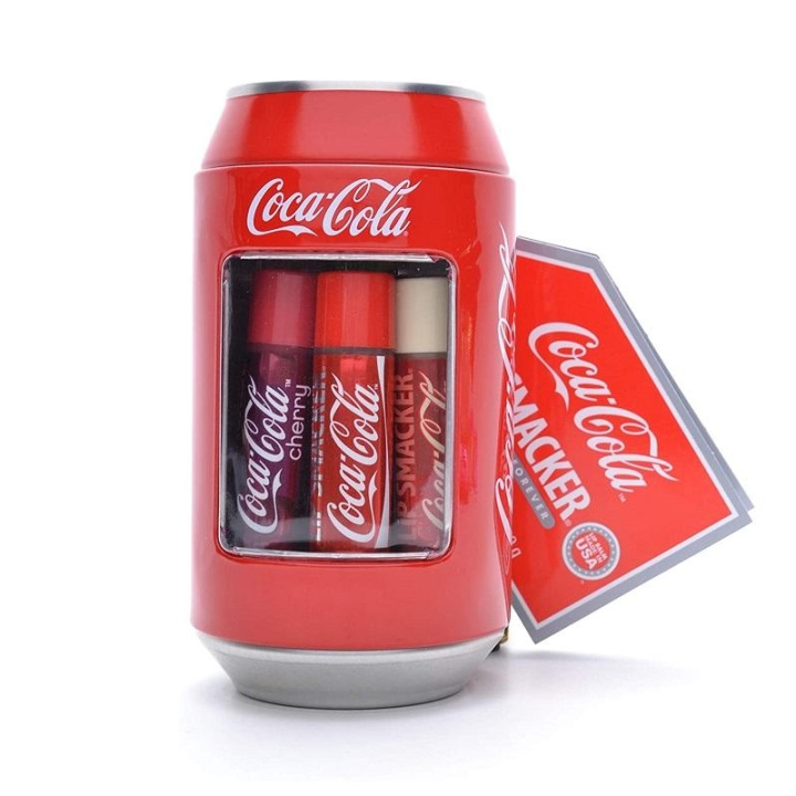 Lip Smacker Coca-Cola Classic Can Tin Box 6pcs i gruppen SKØNHED & HELSE / Makeup / Læber / Læbepomade hos TP E-commerce Nordic AB (C03688)