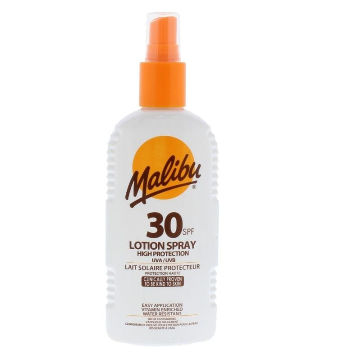 Malibu Lotion Spray SPF30 200ml i gruppen SKØNHED & HELSE / Hudpleje / Tanning / Solbeskyttelse hos TP E-commerce Nordic AB (C03717)