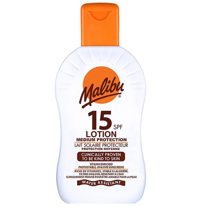 Malibu Sun Lotion SPF15 200ml i gruppen SKØNHED & HELSE / Hudpleje / Tanning / Solbeskyttelse hos TP E-commerce Nordic AB (C03783)