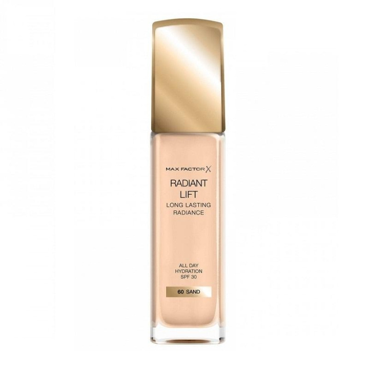 Max Factor Radiant Lift Foundation 30ml - 60 Sand i gruppen SKØNHED & HELSE / Makeup / Makeup ansigt / Foundation hos TP E-commerce Nordic AB (C03813)