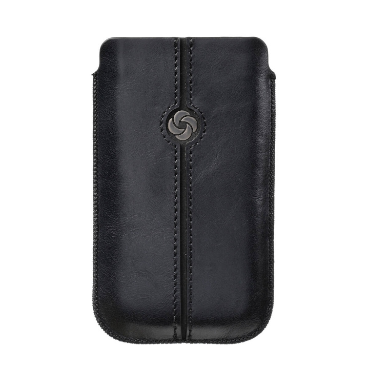 Samsonite Mobile Bag Dezir Leather Large Black i gruppen SMARTPHONES & TABLETS / Mobil Beskyttelse / Universal Beskyttelse / Cover hos TP E-commerce Nordic AB (C03862)