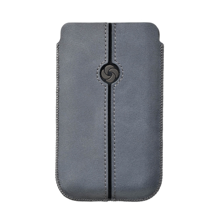 Samsonite Mobiltaske Dezir Medium Læder Universal Grå i gruppen SMARTPHONES & TABLETS / Mobil Beskyttelse / Universal Beskyttelse / Cover hos TP E-commerce Nordic AB (C03877)