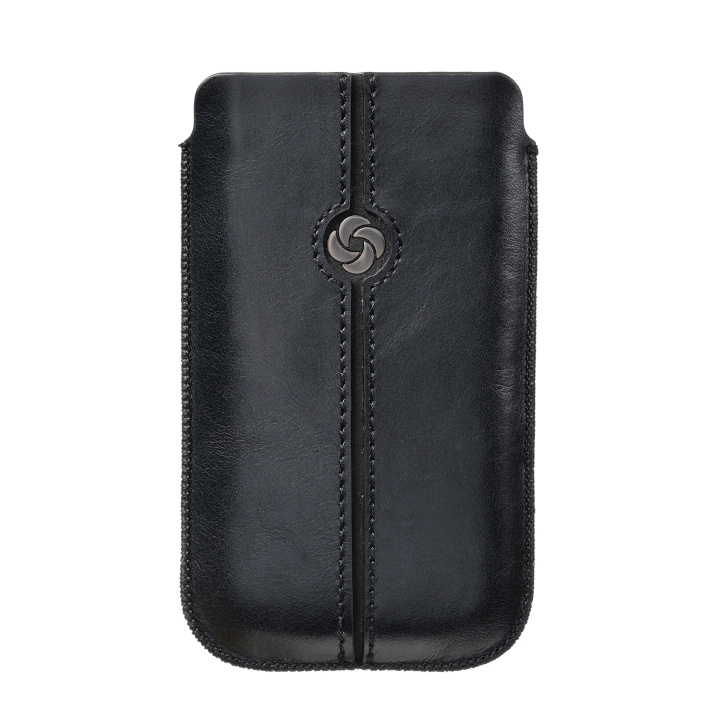 Samsonite Mobiltaske Dezir Medium Læder Universal Sort i gruppen SMARTPHONES & TABLETS / Mobil Beskyttelse / Universal Beskyttelse / Cover hos TP E-commerce Nordic AB (C03879)