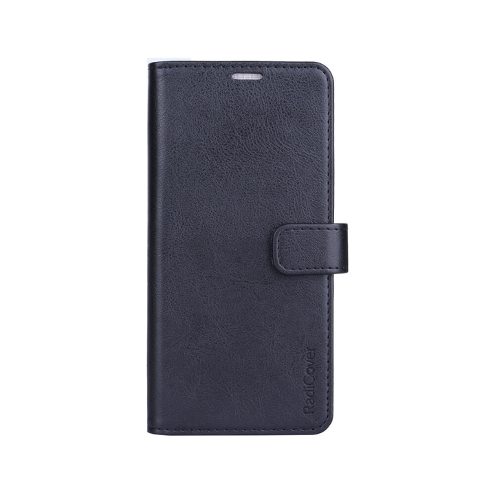 RADICOVER Strålingsbeskyttende Wallet PU Samsung A72 Flipcover RFID Sort i gruppen SMARTPHONES & TABLETS / Mobil Beskyttelse / Samsung hos TP E-commerce Nordic AB (C03918)