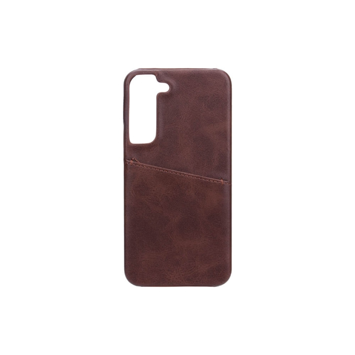 Onsala Mobilcover med Kortrum Samsung S22 Brun i gruppen SMARTPHONES & TABLETS / Mobil Beskyttelse / Samsung hos TP E-commerce Nordic AB (C03978)