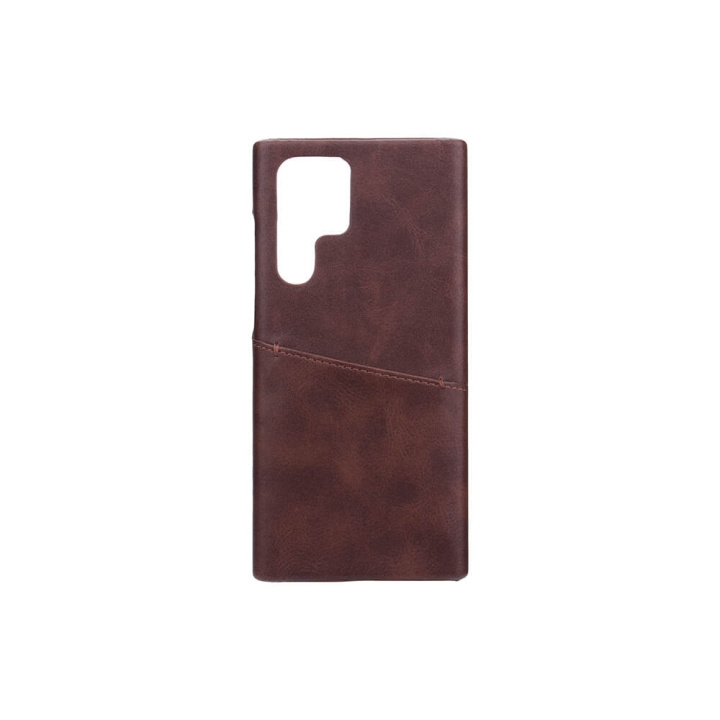 Onsala Mobilcover med Kortrum Samsung S22 Ultra Brun i gruppen SMARTPHONES & TABLETS / Mobil Beskyttelse / Samsung hos TP E-commerce Nordic AB (C03982)
