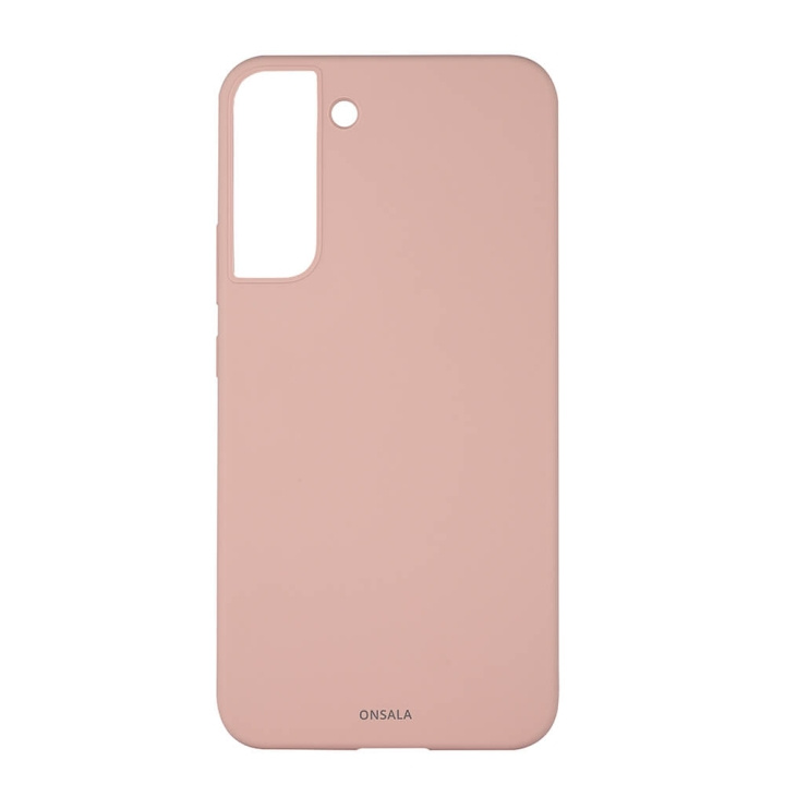 ONSALA Mobilcover Silikone Sand Pink - Samsung S22+ i gruppen SMARTPHONES & TABLETS / Mobil Beskyttelse / Samsung hos TP E-commerce Nordic AB (C03992)