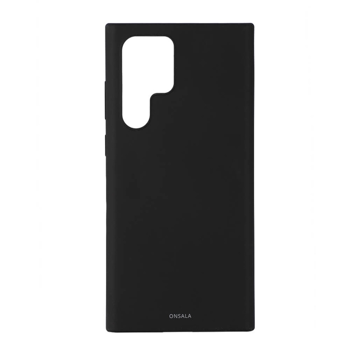 Onsala Mobilcover Silicone Black Samsung S22 Ultra i gruppen SMARTPHONES & TABLETS / Mobil Beskyttelse / Samsung hos TP E-commerce Nordic AB (C03993)