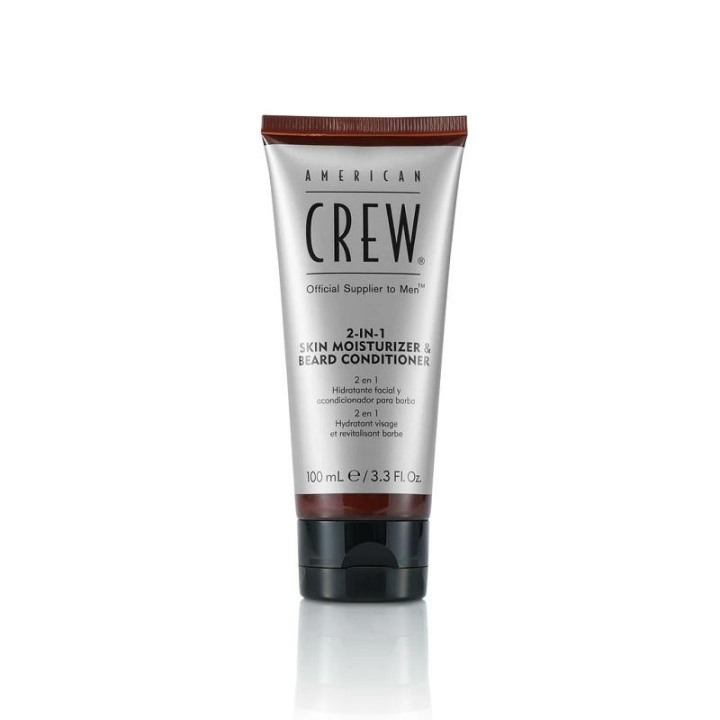 American Crew 2 In 1 Skin Moisturizer And Beard Conditioner 100ml i gruppen SKØNHED & HELSE / Hår og styling / Skæg pleje / Skæg Conditioner hos TP E-commerce Nordic AB (C04117)