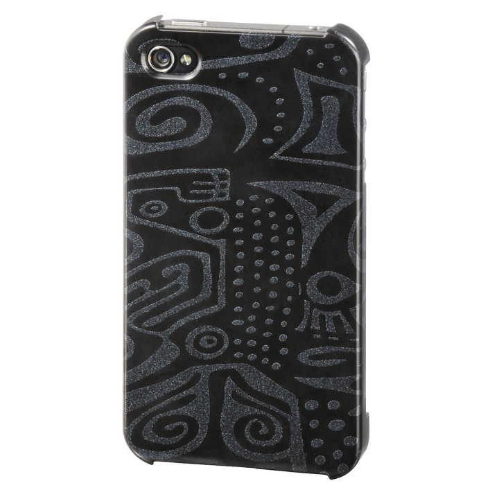Hama Mobilcover iPhone 4/4S 3D Hard Cover Sort i gruppen SMARTPHONES & TABLETS / Mobil Beskyttelse / Apple / Ældre Apple-modeller hos TP E-commerce Nordic AB (C04185)