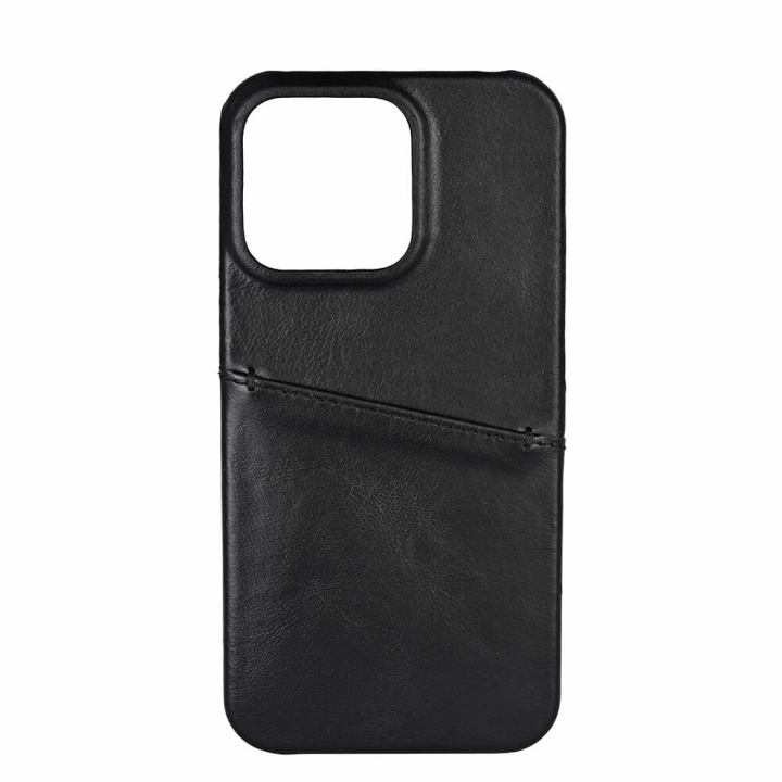Buffalo Cover Læder Sort - iPhone 13 Pro i gruppen SMARTPHONES & TABLETS / Mobil Beskyttelse / Apple / iPhone 13 / Cover hos TP E-commerce Nordic AB (C04196)