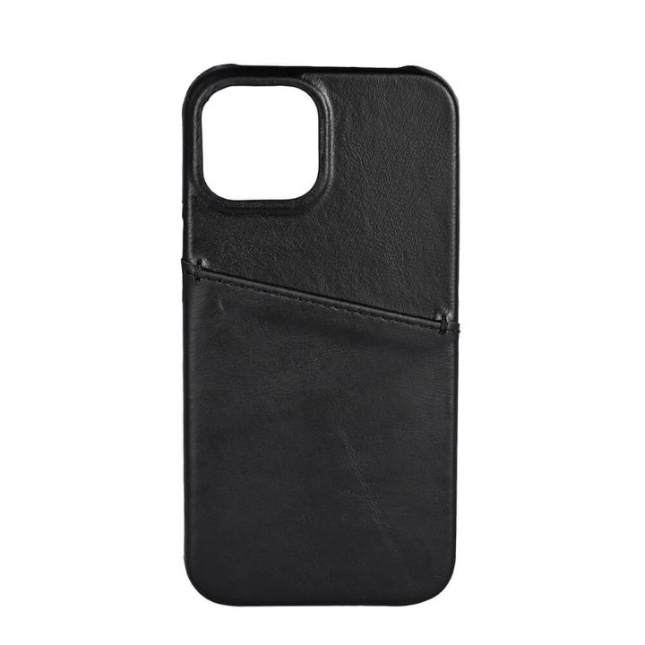 BUFFALO Mobilcover Læder Sort - iPhone 13 Mini i gruppen SMARTPHONES & TABLETS / Mobil Beskyttelse / Apple / iPhone 13 Mini / Cover hos TP E-commerce Nordic AB (C04205)