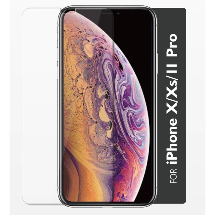 GEAR Hærdet Glas 2.5D iPhone X/XS/11 Pro incl. Monteringsramme i gruppen SMARTPHONES & TABLETS / Mobil Beskyttelse / Apple / iPhone 11 Pro / Skærmbeskyttelse hos TP E-commerce Nordic AB (C04216)