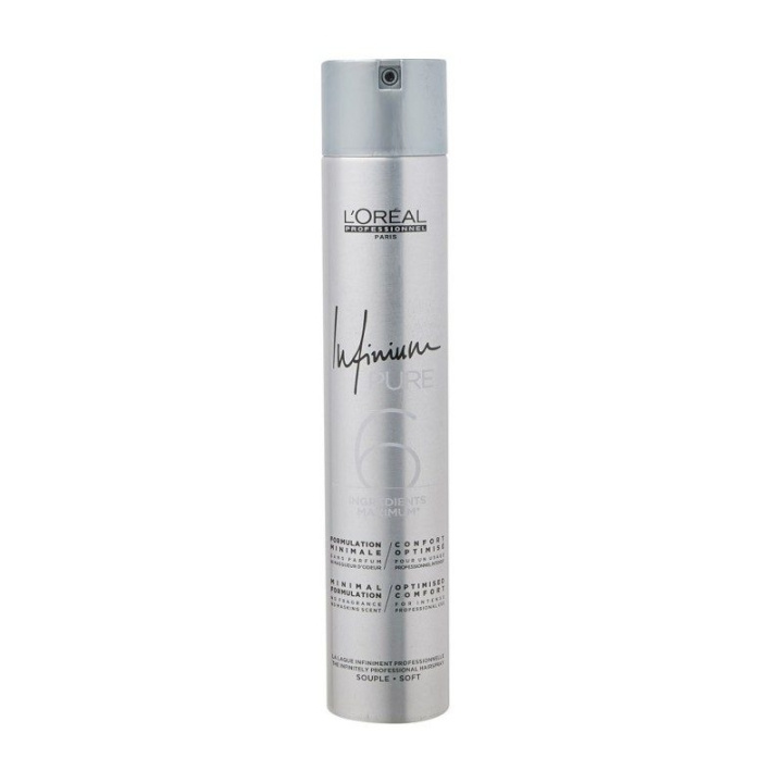 LOreal Infinium Pure Soft Hairspray 500ml i gruppen SKØNHED & HELSE / Hår og styling / Hår styling / Hårspray hos TP E-commerce Nordic AB (C04334)