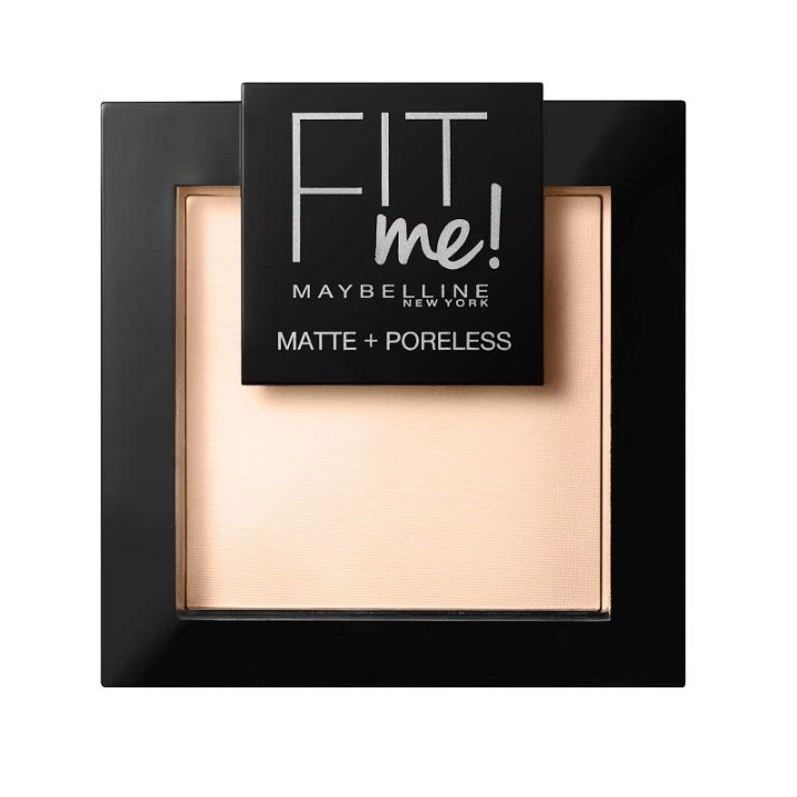 Maybelline Fit Me Matte + Poreless Powder - 104 Soft Ivory i gruppen SKØNHED & HELSE / Makeup / Makeup ansigt / Pudder hos TP E-commerce Nordic AB (C04352)