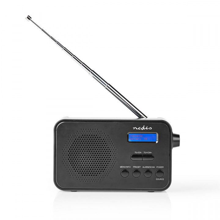 Nedis DAB+ Radio | Bærbart design | DAB+ / FM | 1.3 