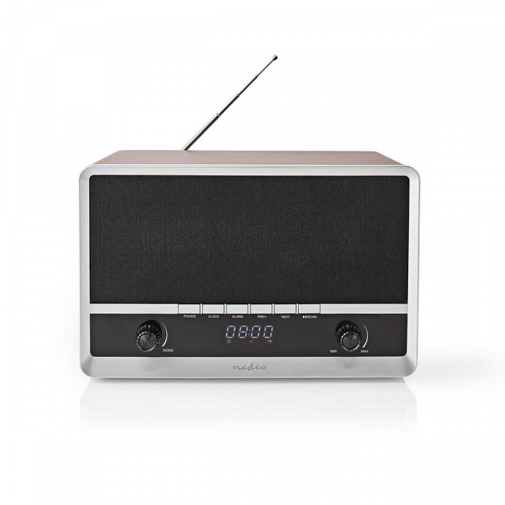 Nedis FM-radio | Borddesign | AM / FM | Batteri / USB Drevet | Digital | 12 W | Skærmstørrelse: 1.6 