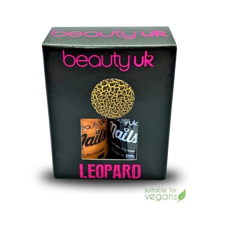 Beauty UK Nails Wild Things - Leopard 2x11ml i gruppen SKØNHED & HELSE / Manicure / pedicure / Neglelak hos TP E-commerce Nordic AB (C04521)