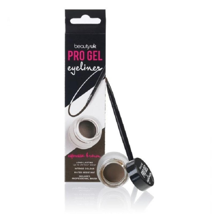 Beauty UK Pro Gel Eyeliner Espresso Brown 4,5g i gruppen SKØNHED & HELSE / Makeup / Øjne og øjenbryn / Eyeliner / Kajal hos TP E-commerce Nordic AB (C04526)