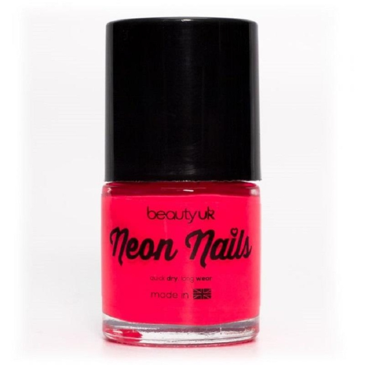 Beauty UK Neon Nail Polish - Pink i gruppen SKØNHED & HELSE / Manicure / pedicure / Neglelak hos TP E-commerce Nordic AB (C04531)