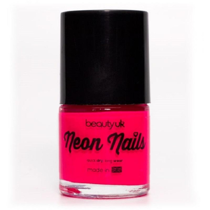 Beauty UK Neon Nail Polish - Magenta i gruppen SKØNHED & HELSE / Manicure / pedicure / Neglelak hos TP E-commerce Nordic AB (C04532)