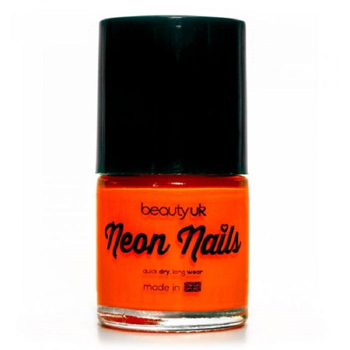 Beauty UK Neon Nail Polish - Orange i gruppen SKØNHED & HELSE / Manicure / pedicure / Neglelak hos TP E-commerce Nordic AB (C04533)