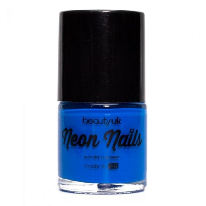 Beauty UK Neon Nail Polish - Blue i gruppen SKØNHED & HELSE / Manicure / pedicure / Neglelak hos TP E-commerce Nordic AB (C04535)