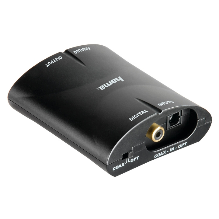 Hama Audio Konverter AC81 Omformer Digital til Analog i gruppen COMPUTERTILBEHØR / Kabler og adaptere / HDMI / VGA / DVI switche hos TP E-commerce Nordic AB (C04619)