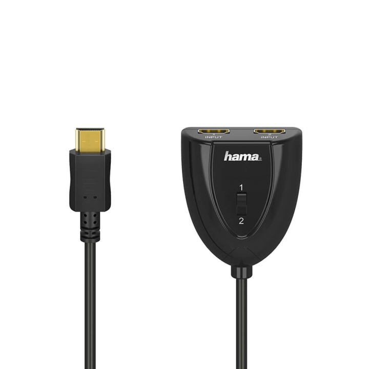 Hama Switcher HDMI 2x1 i gruppen HJEMMEELEKTRONIK / Kabler og adaptere / HDMI / Adaptere hos TP E-commerce Nordic AB (C04631)