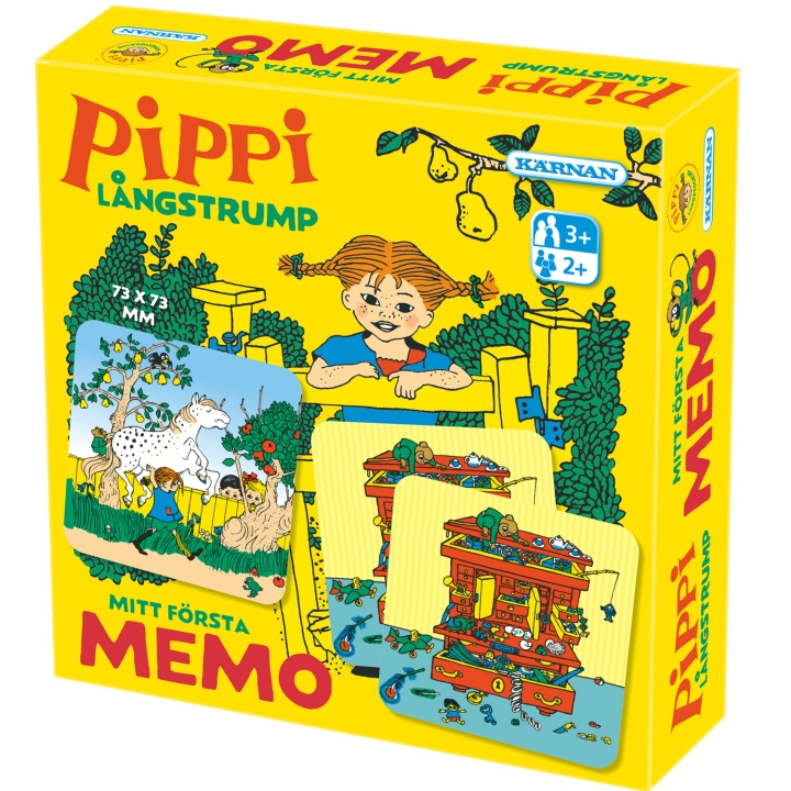 Mitt första memo Pippi Långstr i gruppen LEGETØJ, BØRN & BABY / Legetøj / Brætspil / Spil til børn hos TP E-commerce Nordic AB (C04667)