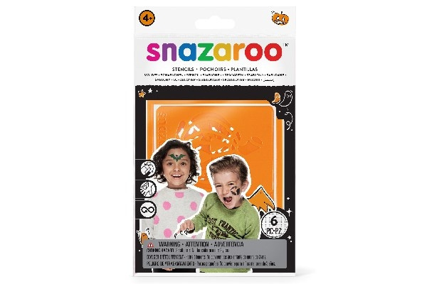 SNAZAROO Sminkefarve stencils Halloween 6stk. ass. selvklæ i gruppen LEGETØJ, BØRN & BABY / Legetøj / Udklædning hos TP E-commerce Nordic AB (C04753)
