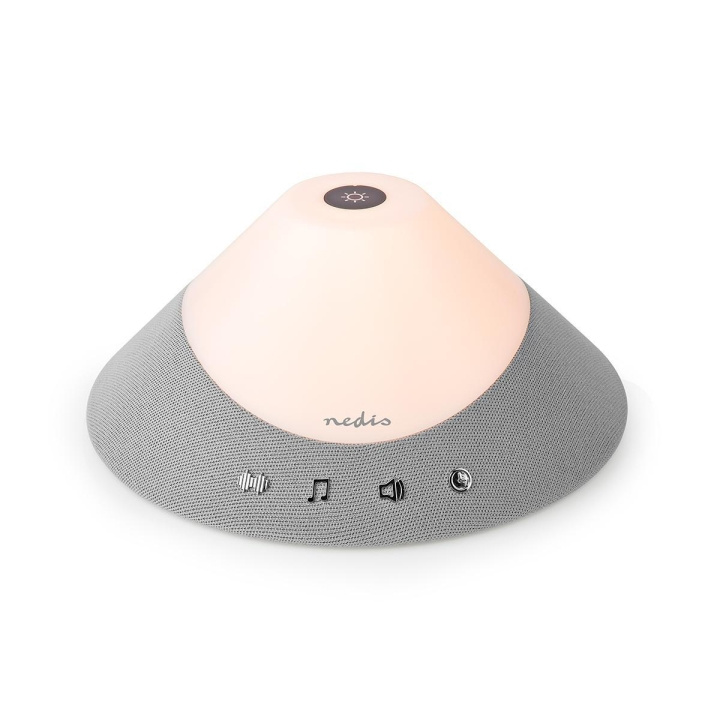 Nedis Hvid Støj Maskine | 20 Sound Options | 4 W | Maksimal batteritid: 5 timer | Kan dæmpes Light | Timer | Grå / Hvid i gruppen HJEM, HUS & HAVE / Ure og tællere / Vækkeure hos TP E-commerce Nordic AB (C04782)