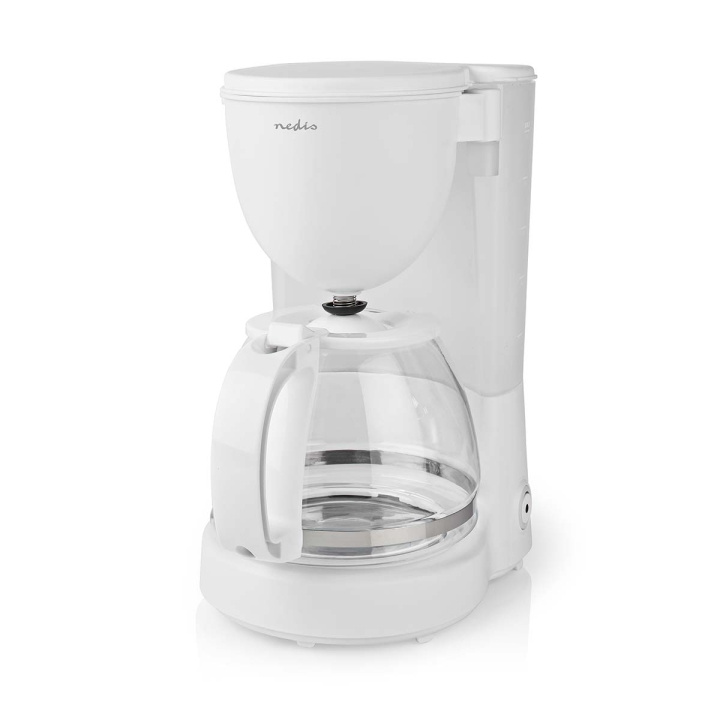 Kaffemaskine | Filterkaffe | 1.25 l | 10 Kopper | Hold-varm funktion | Hvid i gruppen HJEM, HUS & HAVE / Husholdningsapparater / Kaffe og espresso / Kaffemaskiner hos TP E-commerce Nordic AB (C04835)