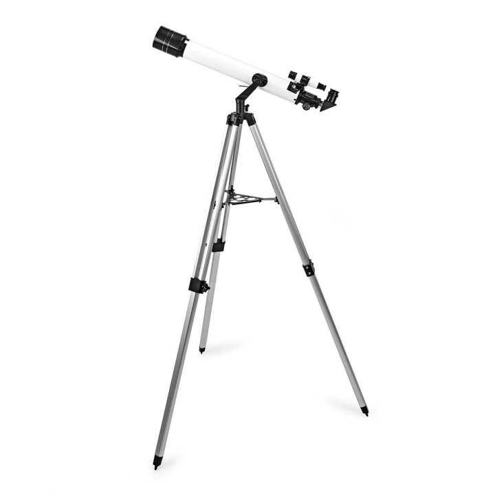 Nedis Teleskop | Blænde: 70 mm | Brændvidde: 700 mm | Finderscope: 5 x 24 | Maksimal arbejdshøjde: 125 cm | Tripod | Hvid / Sort i gruppen SPORT, FRITID & HOBBY / Friluftsliv / Kikkerter hos TP E-commerce Nordic AB (C04863)