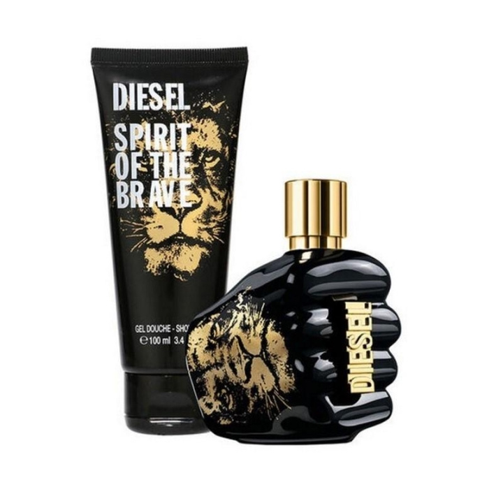 Giftset Diesel Spirit Of The Brave Edt 50ml + Showergel 100ml i gruppen SKØNHED & HELSE / Duft & Parfume / Parfume / Parfume til ham hos TP E-commerce Nordic AB (C04912)