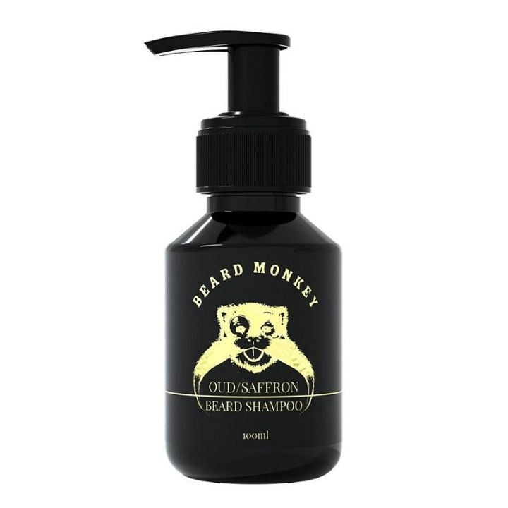 Beard Monkey Beard Shampoo Oud/Saffron 100ml i gruppen SKØNHED & HELSE / Hår og styling / Skæg pleje / Skæg olie hos TP E-commerce Nordic AB (C04958)