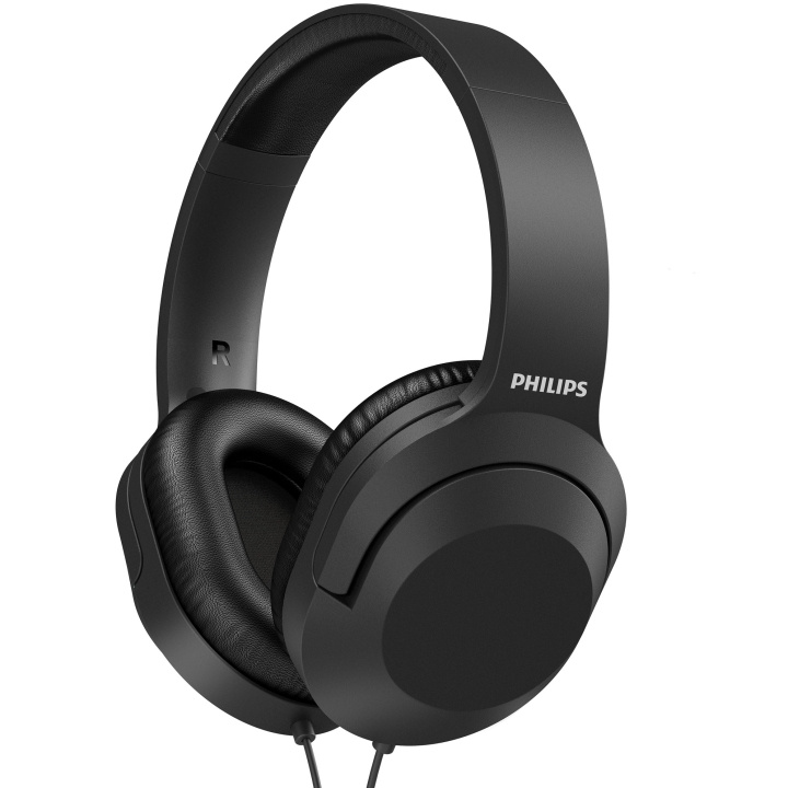 Philips Over-ear-hovedtelefoner med ledning, sort i gruppen HJEMMEELEKTRONIK / Lyd & billede / Hovedtelefoner & Tilbehør / Hovedtelefoner hos TP E-commerce Nordic AB (C04989)