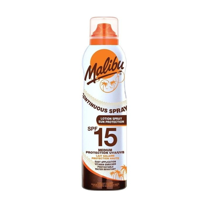 Malibu Continuous Lotion Spray SPF15 175ml i gruppen SKØNHED & HELSE / Hudpleje / Tanning / Solbeskyttelse hos TP E-commerce Nordic AB (C05142)