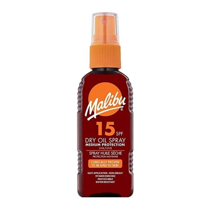 Malibu Dry Oil Spray SPF15 100ml i gruppen SKØNHED & HELSE / Hudpleje / Tanning / Solbeskyttelse hos TP E-commerce Nordic AB (C05160)