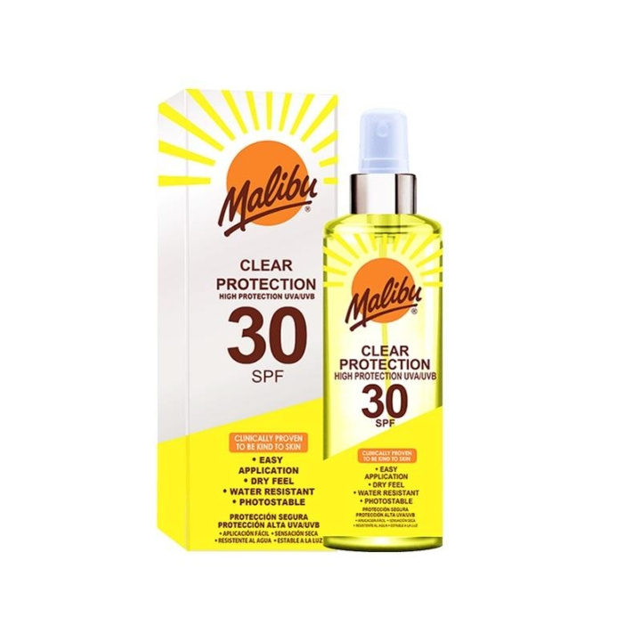 Malibu Clear Protection Spray SPF30 250ml i gruppen SKØNHED & HELSE / Hudpleje / Tanning / Solbeskyttelse hos TP E-commerce Nordic AB (C05173)