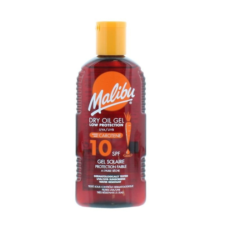 Malibu Dry Oil Gel SPF10 200ml i gruppen SKØNHED & HELSE / Hudpleje / Tanning / Solbeskyttelse hos TP E-commerce Nordic AB (C05175)