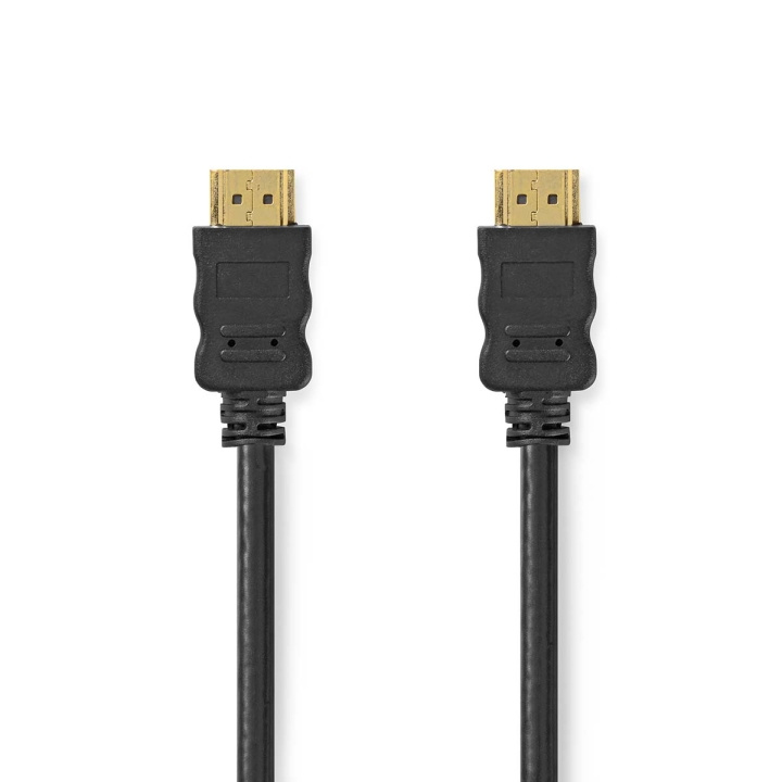 Nedis High Speed ​​HDMI ™ kabel med Ethernet | HDMI™ Stik | HDMI™ Stik | 4K@30Hz | ARC | 10.2 Gbps | 2.00 m | Runde | PVC | Sort | Box i gruppen HJEMMEELEKTRONIK / Kabler og adaptere / HDMI / Kabler hos TP E-commerce Nordic AB (C05216)