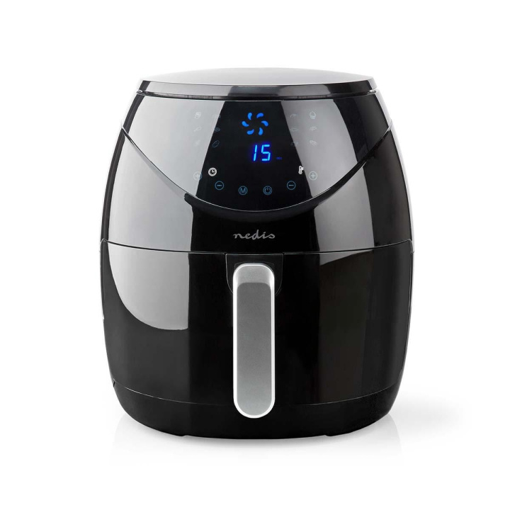 Nedis Hot Air Fryer | 6.5 l | Timer: 60 min | Digital | Sort i gruppen HJEM, HUS & HAVE / Husholdningsapparater / Airfryers & Friture hos TP E-commerce Nordic AB (C05233)