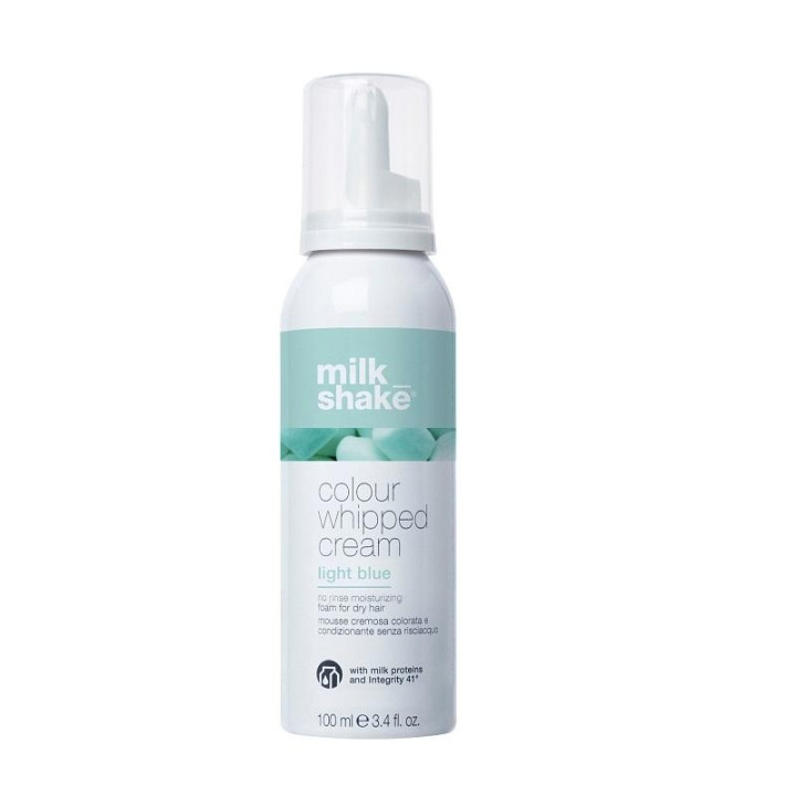 Milk_Shake Colour Whipped Cream Light Blue 100ml i gruppen SKØNHED & HELSE / Hår og styling / Hårpleje / Hårfarve / Hårfarve & Farve bombe hos TP E-commerce Nordic AB (C05338)