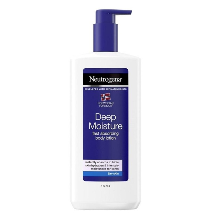 Neutrogena Norwegian Formula Deep Moisture Fast Absorbing Body Lotion 400ml i gruppen SKØNHED & HELSE / Hudpleje / Kropspleje / Body lotion hos TP E-commerce Nordic AB (C05408)