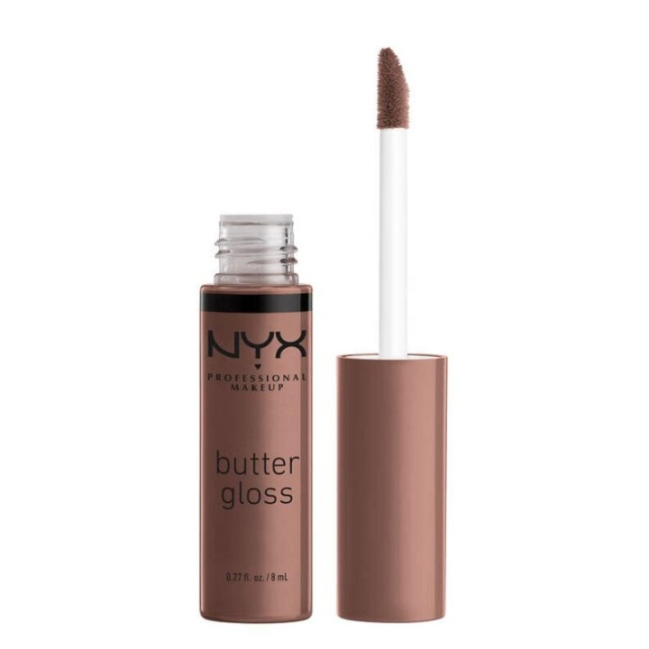 NYX PROF. MAKEUP Butter Lip Gloss - Cinnamon Roll i gruppen SKØNHED & HELSE / Makeup / Læber / Lip gloss hos TP E-commerce Nordic AB (C05414)