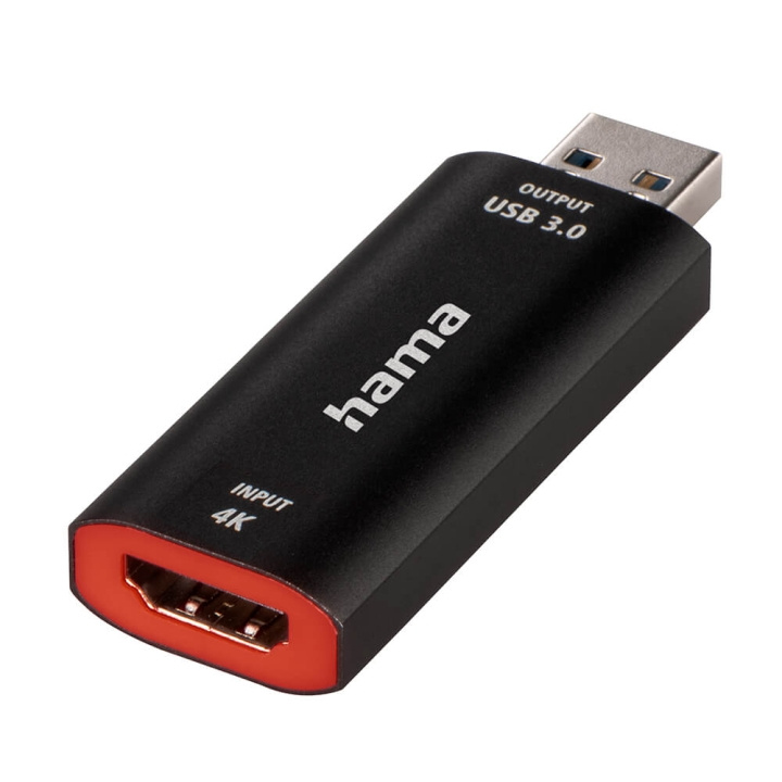 Hama Capture Card USB HDMI 4K til 1080P USB-C-adapter i gruppen COMPUTERTILBEHØR / Computer Tilbehør / Webkameraer hos TP E-commerce Nordic AB (C05440)