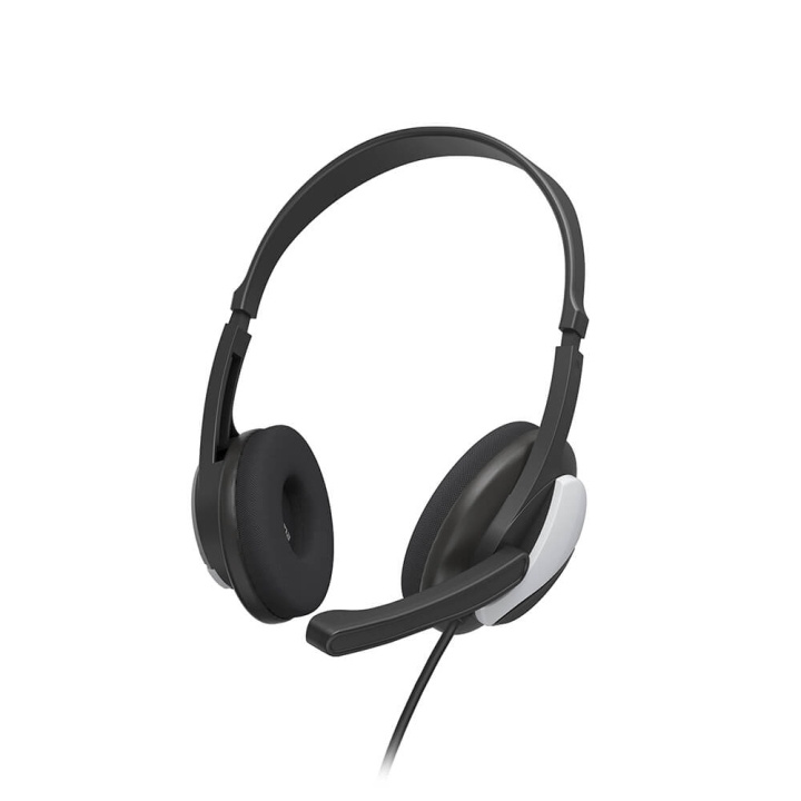 Hama Headset PC Office Stereo On-Ear HS-P100 V2 Sort i gruppen COMPUTERTILBEHØR / Computer Tilbehør / Headset hos TP E-commerce Nordic AB (C05442)