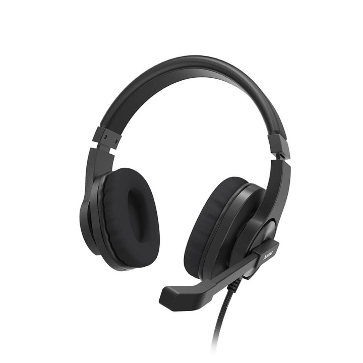 Hama Headset PC Office Stereo Over-Ear HS-P350 V2 Sort i gruppen COMPUTERTILBEHØR / Computer Tilbehør / Headset hos TP E-commerce Nordic AB (C05447)