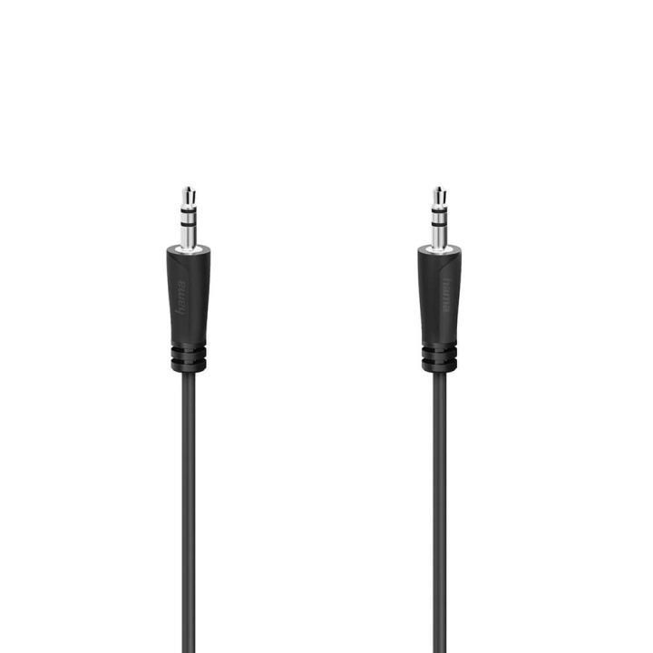 Hama Audiokabel 3.5mm-3.5mm 1.5m i gruppen HJEMMEELEKTRONIK / Kabler og adaptere / Audio Analog / 3.5 mm hos TP E-commerce Nordic AB (C05452)